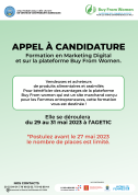 APPEL À CANDIDATURE BUY FROM WOMEN